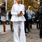 Miroslava Duma White Suit