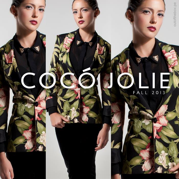 blazer floral coco jolie