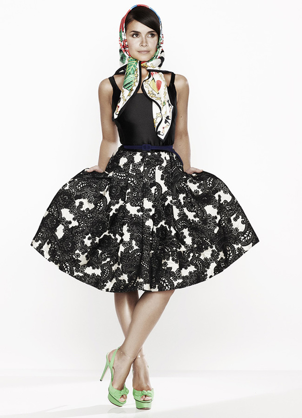 Oscar de la Renta for the outnet Miroslava Duma