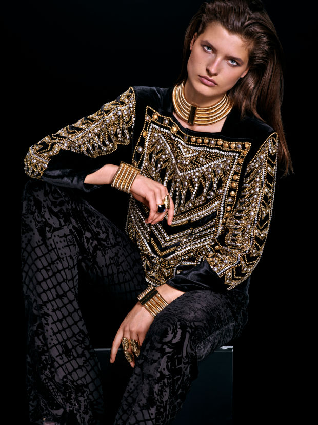 balmain x hm lookbook 16