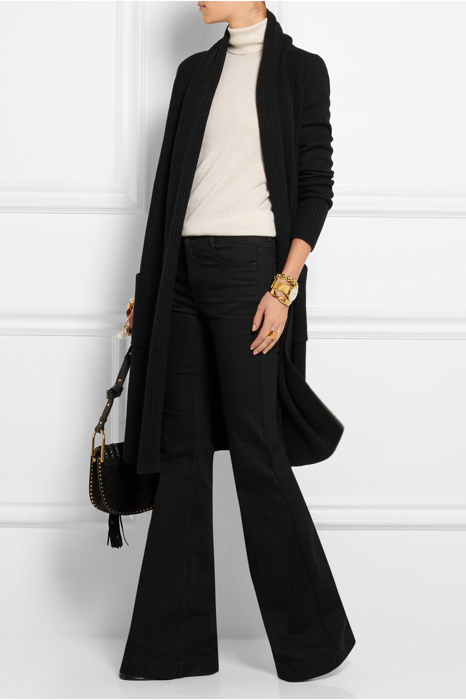 how to wear maxi cardigans donna karan